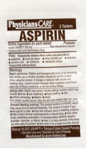 aspirin