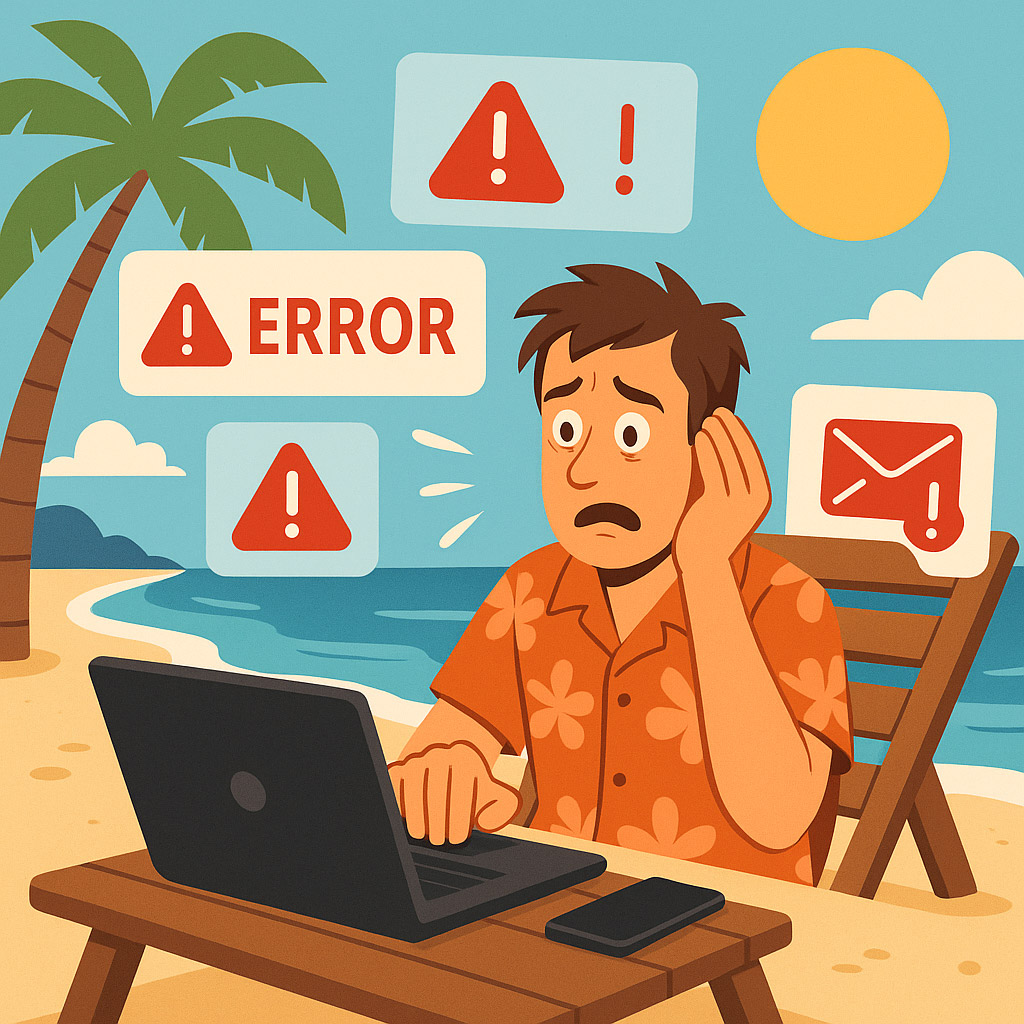 Out Of Office, Out Of Luck: Why Reactive IT Support Can Ruin Your Summer Vacation